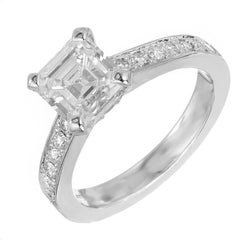 Verlobungsring aus Platin mit GIA-zertifiziertem 1,83 Karat Diamant von Peter Suchy