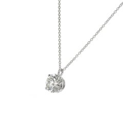 Peter Suchy GIA Certified 2.05 Carat Diamond Platinum Pendant Necklace