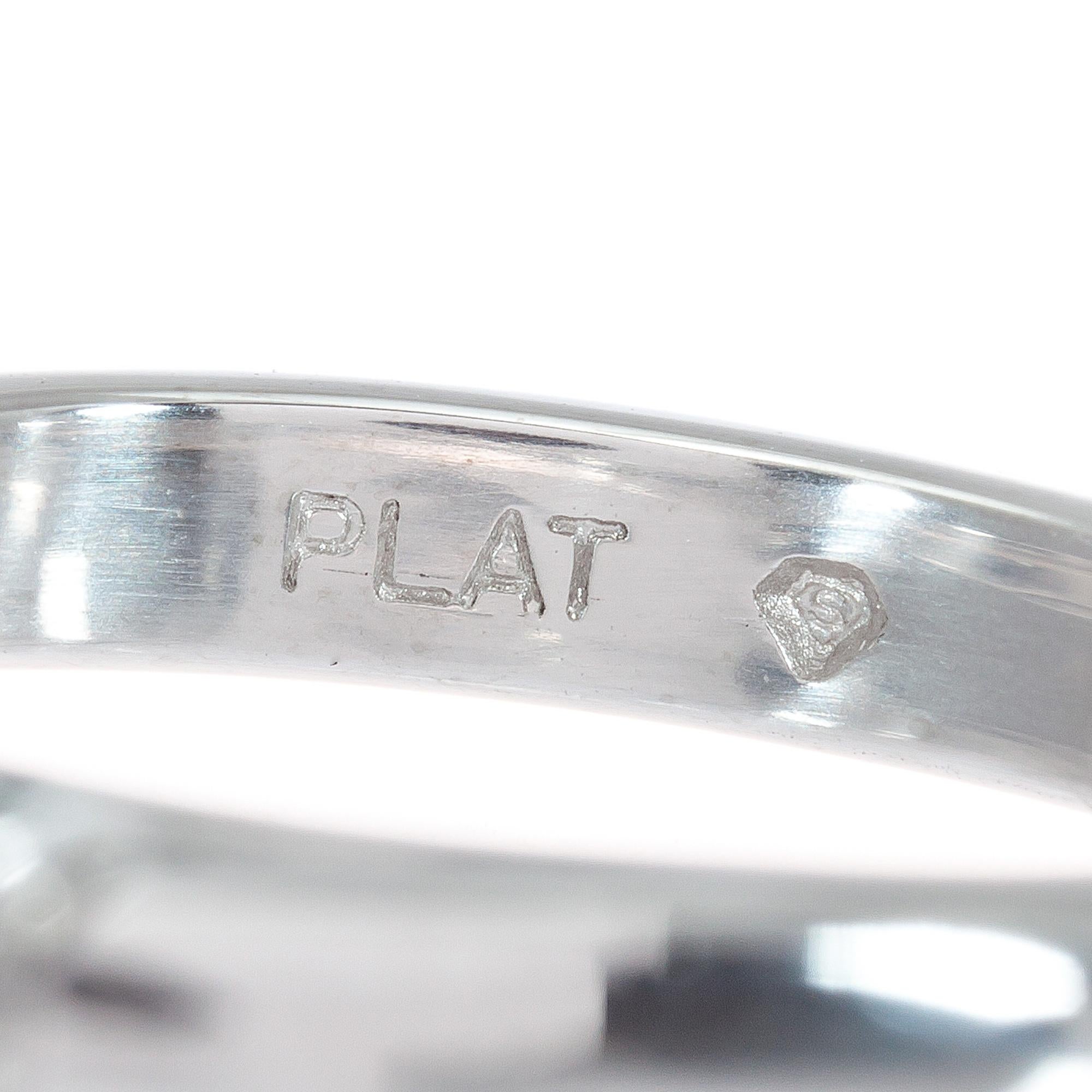 Peter Suchy GIA Certified 2.17 Carat Sapphire Diamond Platinum Engagement Ring 1