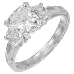 Peter Suchy GIA Certified 2.28 Carat Diamond Platinum Engagement Ring