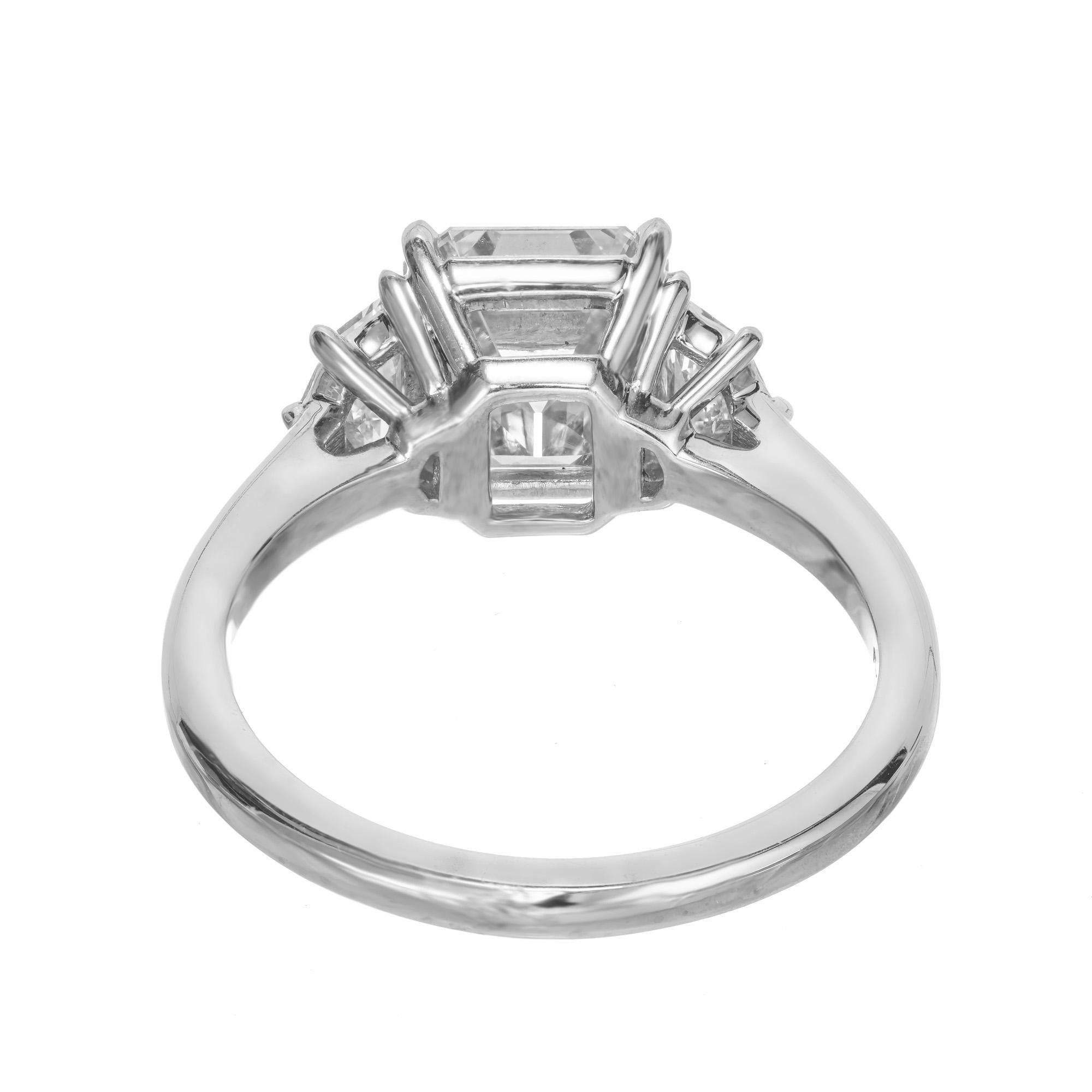 Peter Suchy GIA Certified 2.32 Carat Diamond Platinum Ring For Sale 1
