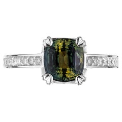 Peter Suchy GIA zertifizierter 2.72 Karat Saphir-Diamant-Ring