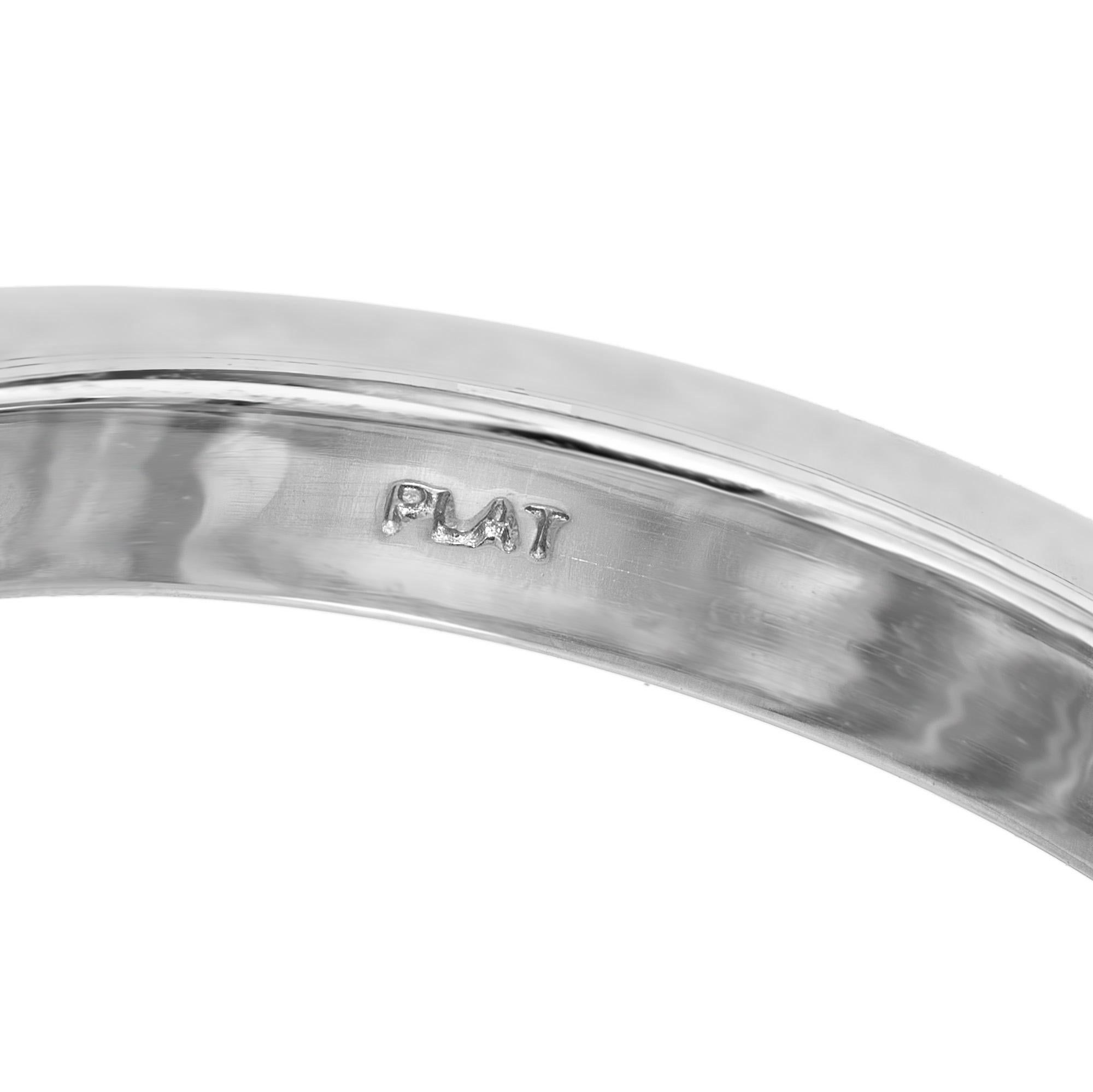 Peter Suchy GIA Certified 2.82 Carat Diamond Toi et Moi Platinum Engagement Ring For Sale 3
