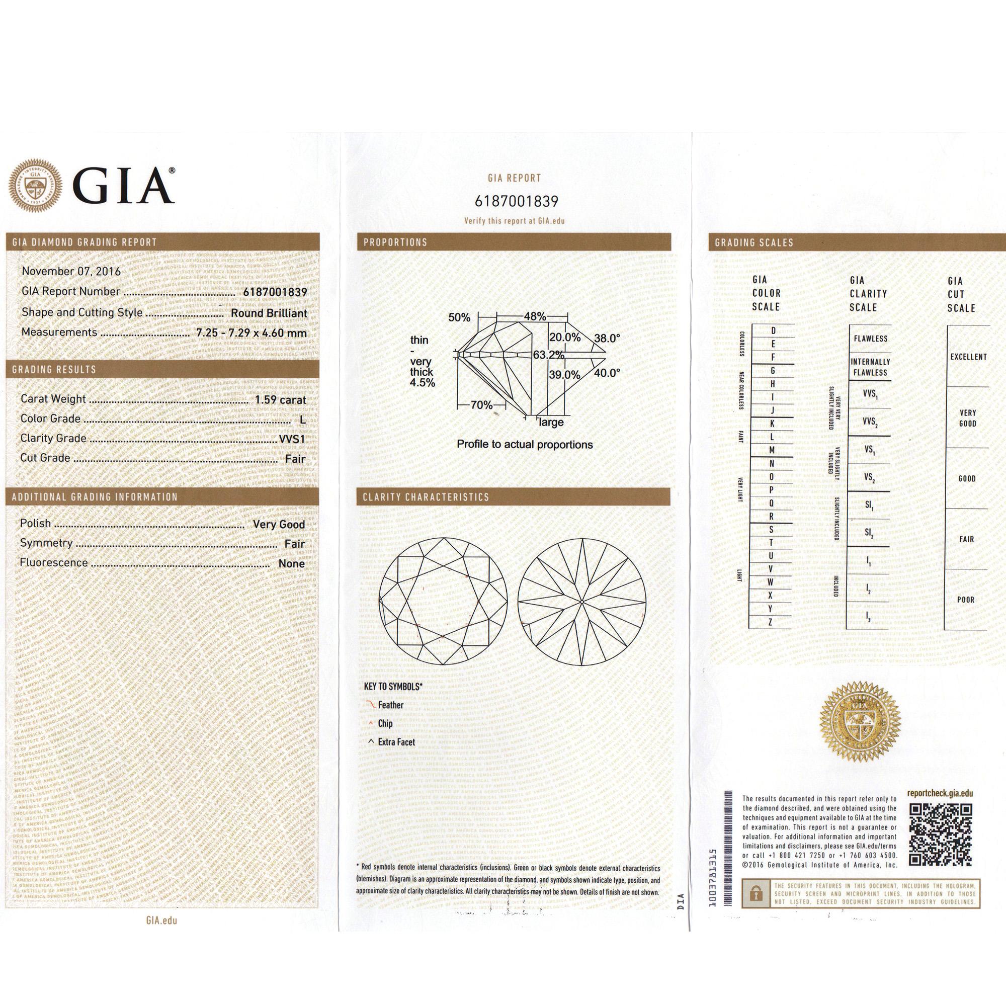 Ohrstecker, GIA-zertifiziert 3,18 Karat Diamant Platin von Peter Suchy im Angebot 2