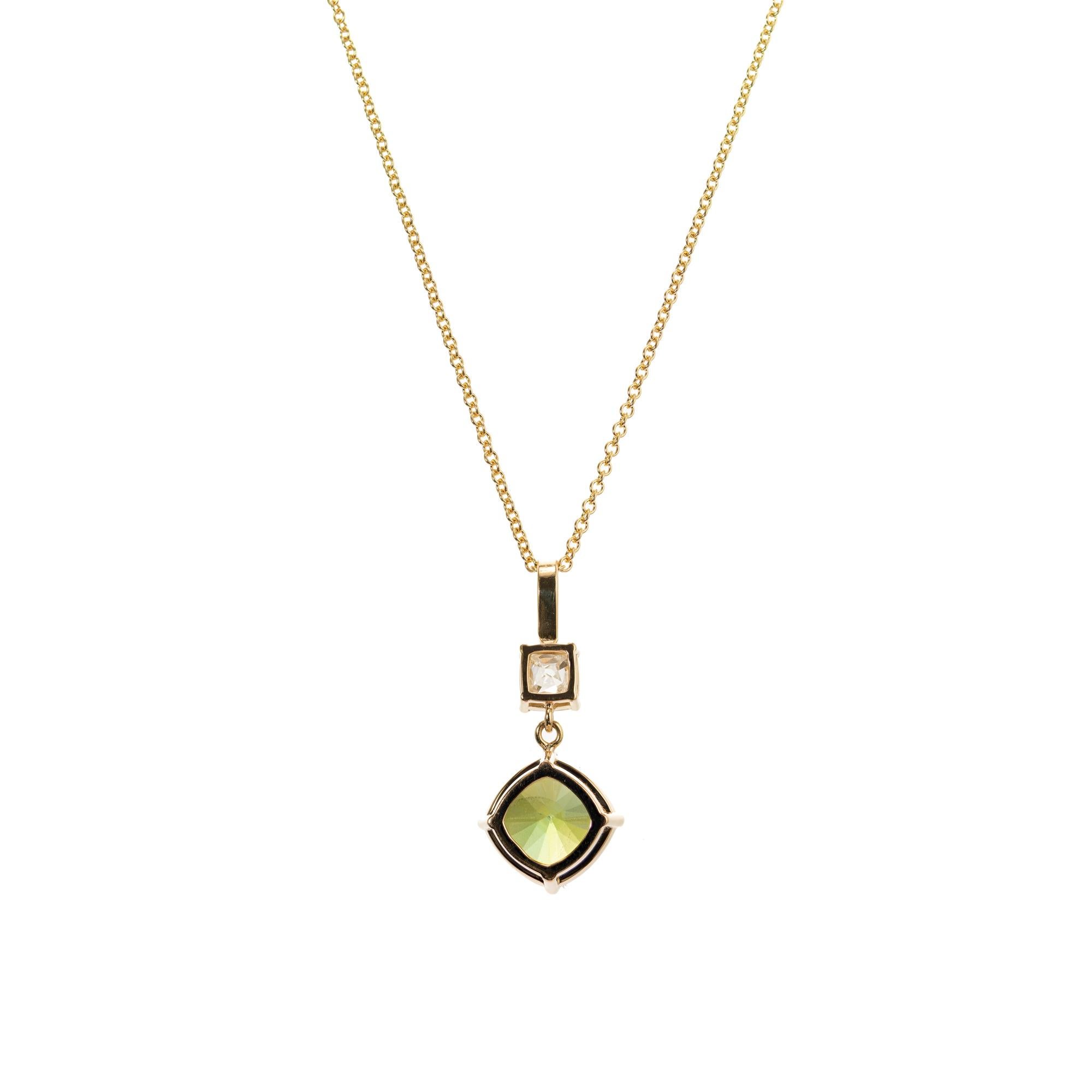 sphene necklace