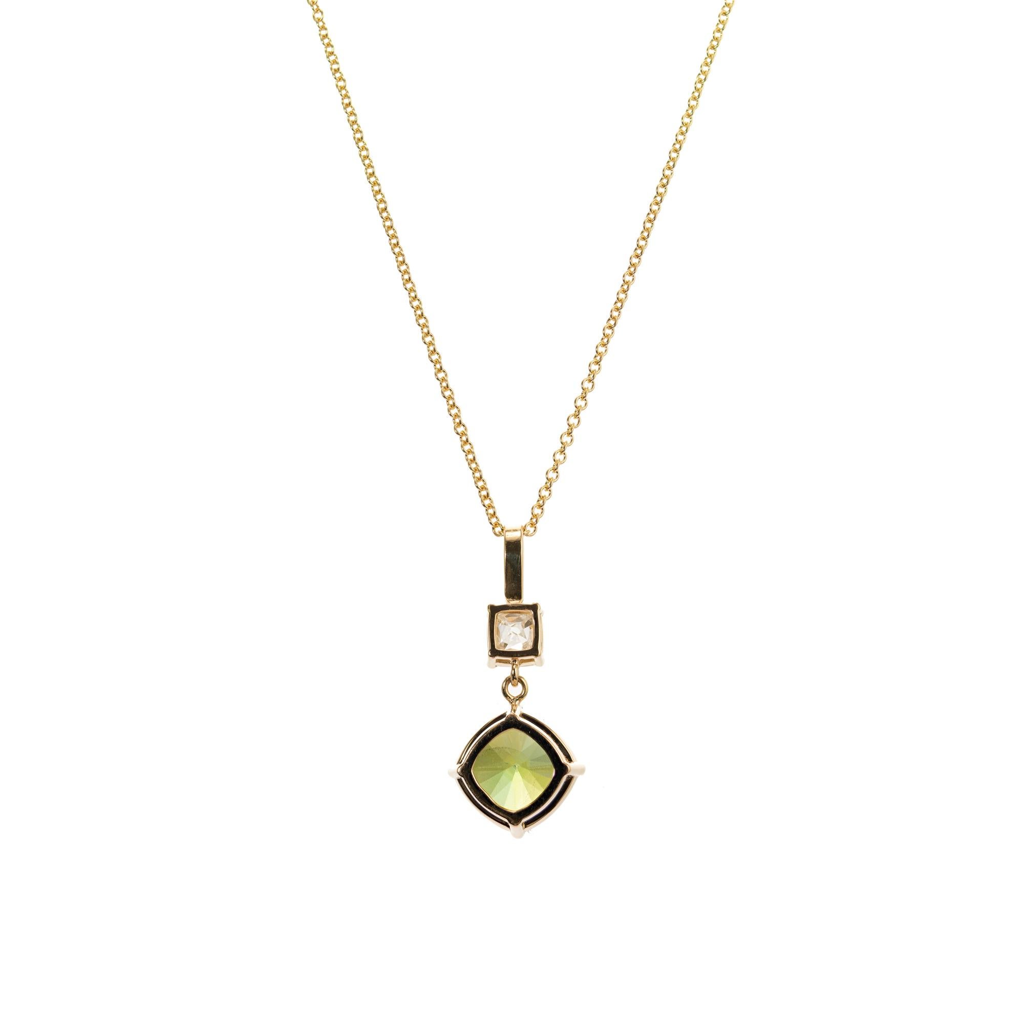 sphene necklace