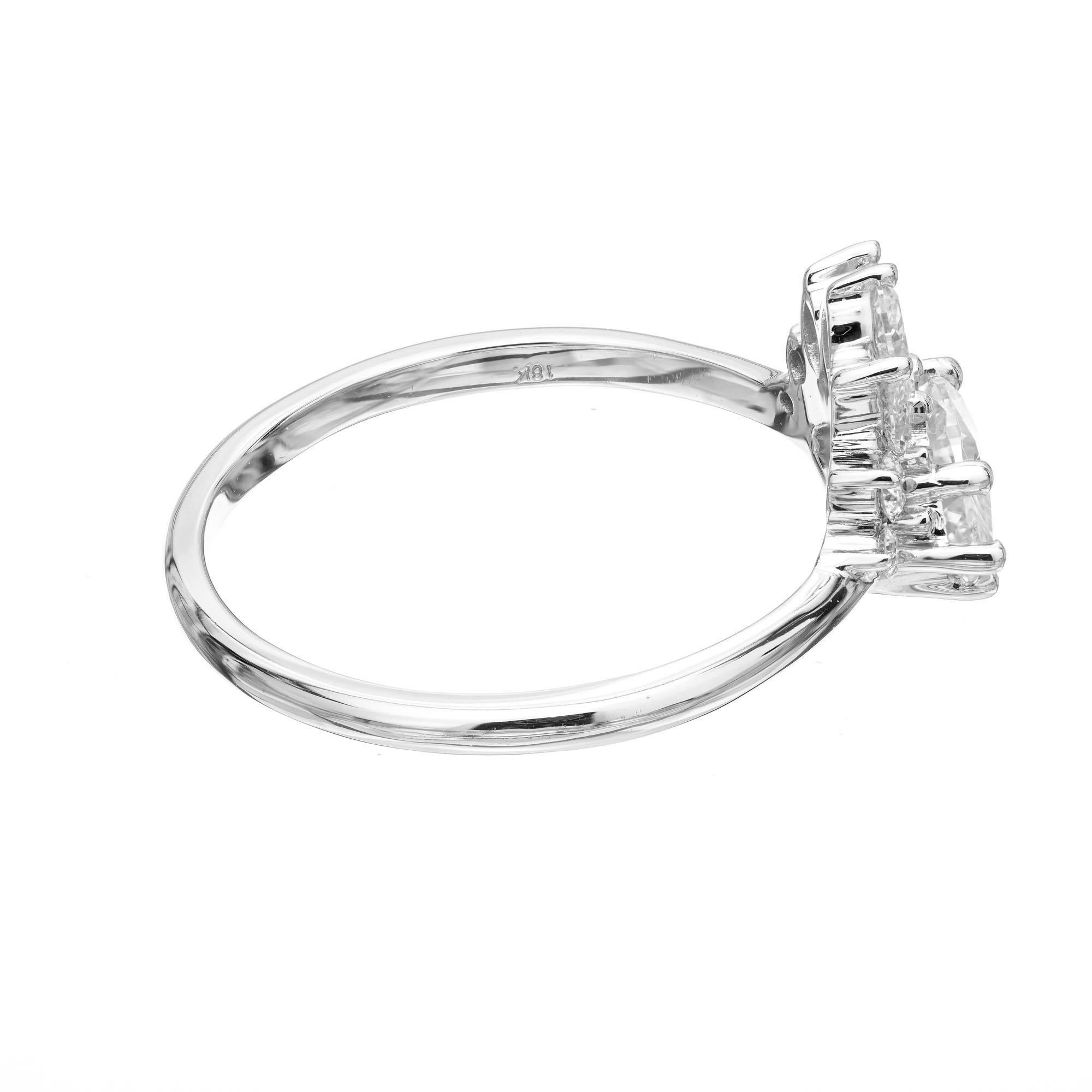 Alternativer Verlobungsring, GIA-zertifizierter 0,70 Karat Diamant in Gold von Peter Suchy Damen im Angebot