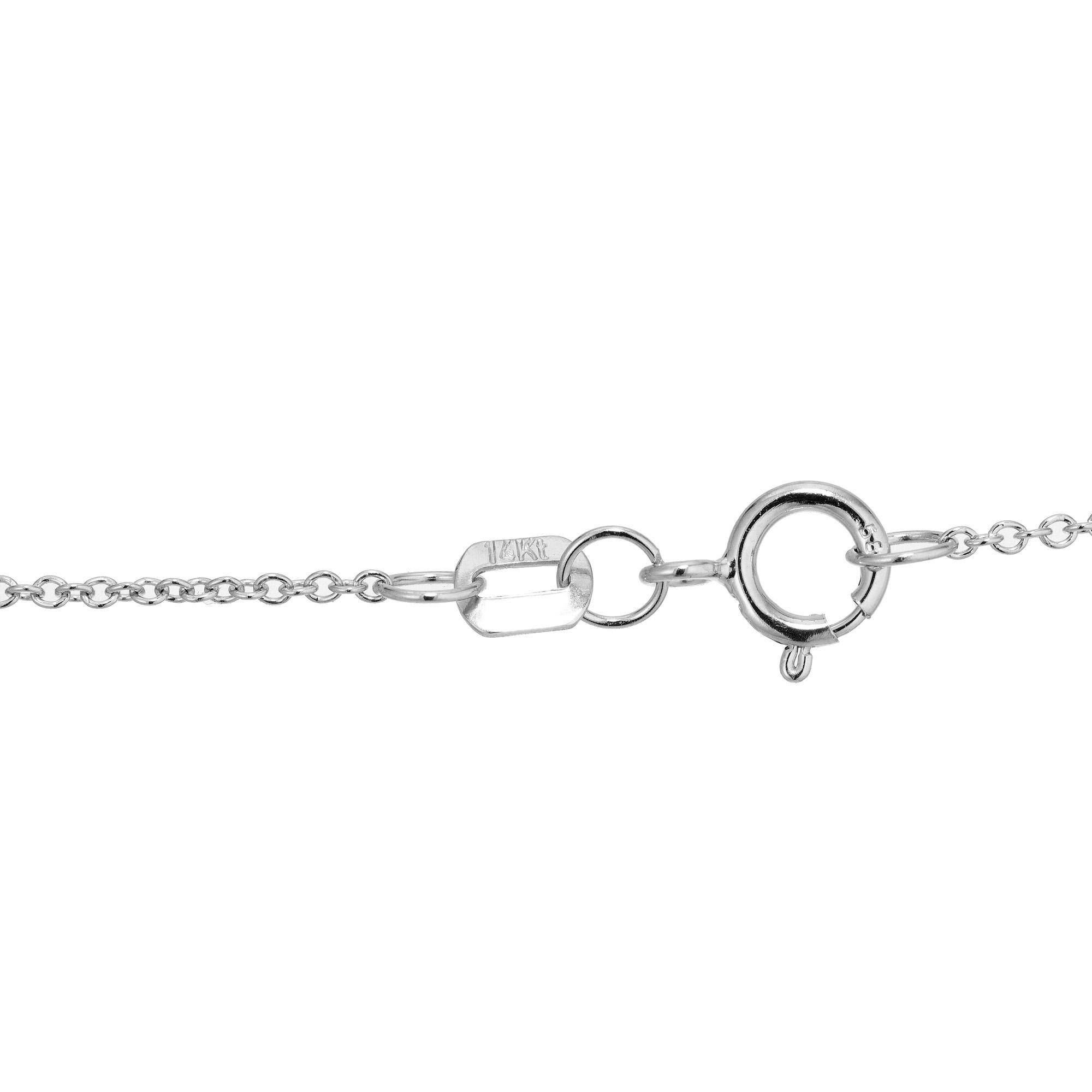 Peter Suchy, collier pendentif en saphir ovale de 2,50 carats certifié GIA  Pour femmes en vente