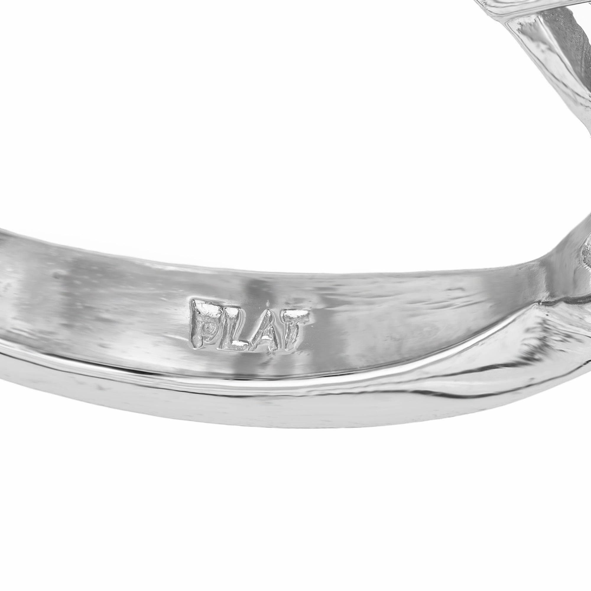 Peter Suchy GIA Oval 2.02 Carat Sapphire Diamond Platinum Engagement Ring For Sale 2
