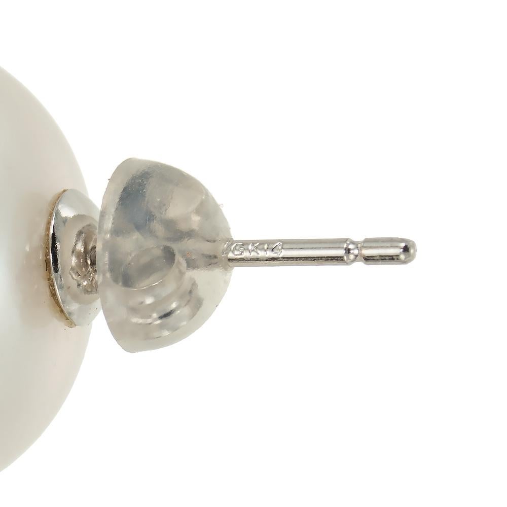 Südsee-Zuchtperlen-Ohrringe aus Weißgold von Peter Suchy Damen im Angebot