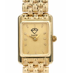 Montre-bracelet pour dames en or jaune Peter Suchy