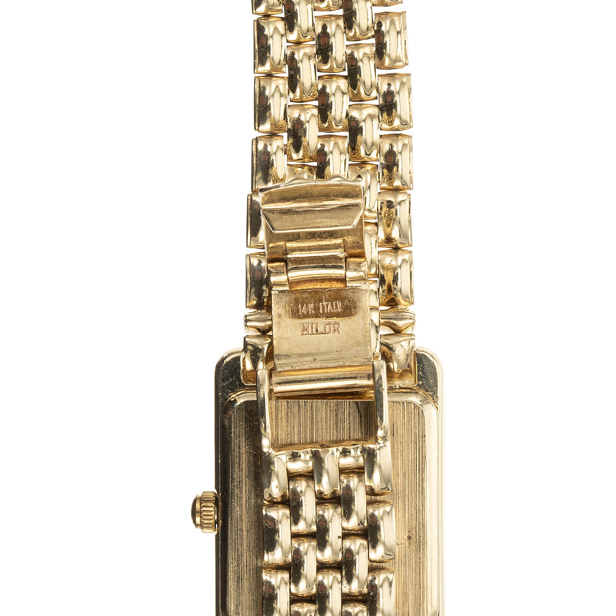 Peter Suchy Yellow Gold Ladies Wristwatch For Sale 3