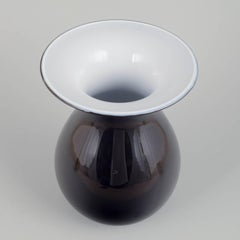 Peter Svarrer for Holmegaard. Elegant art glass “Shape” vase. Early 21st C.
