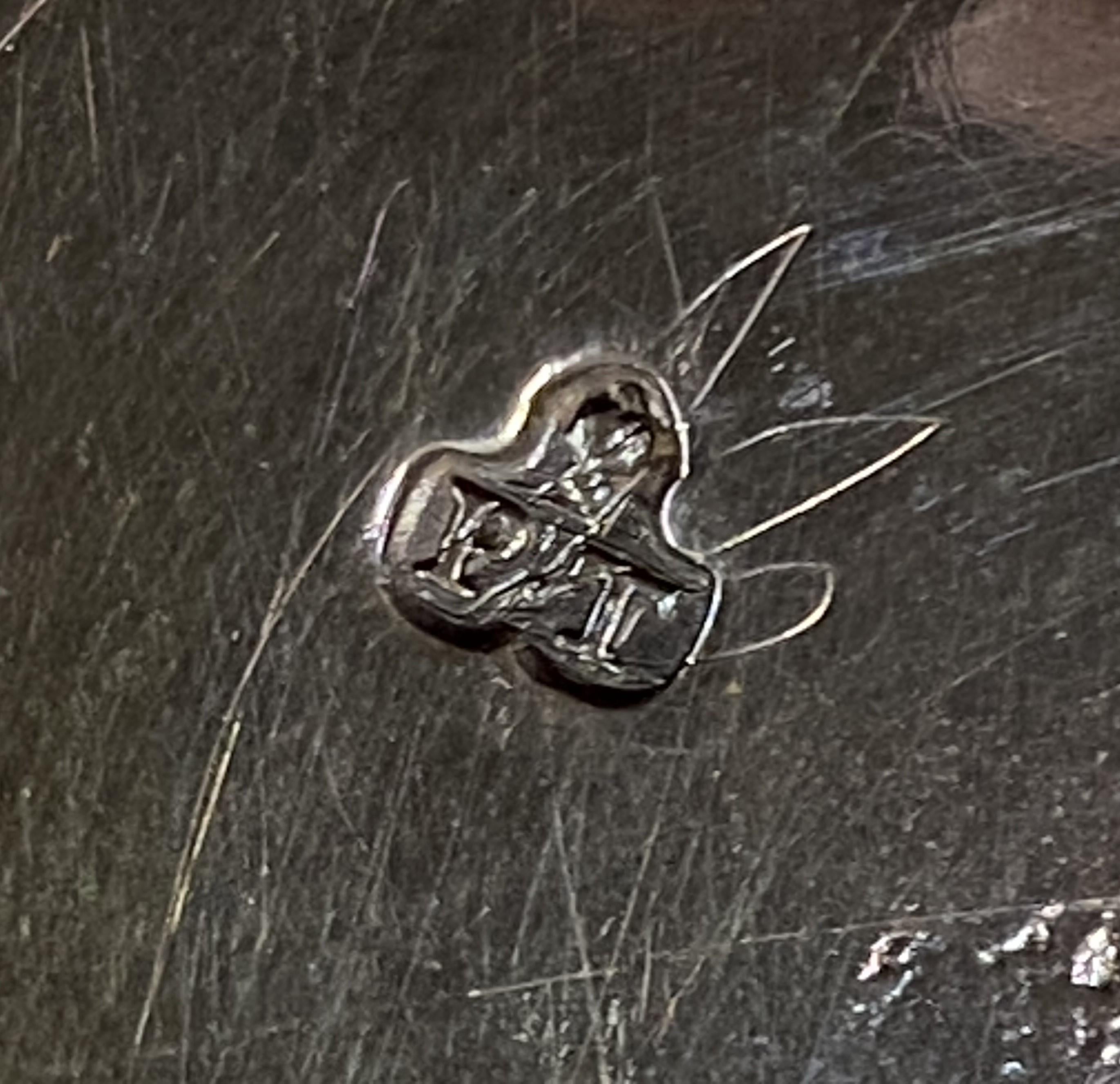 Bollitore in argento sterling George II di A. Taylor con supporto, 1741 in vendita 6