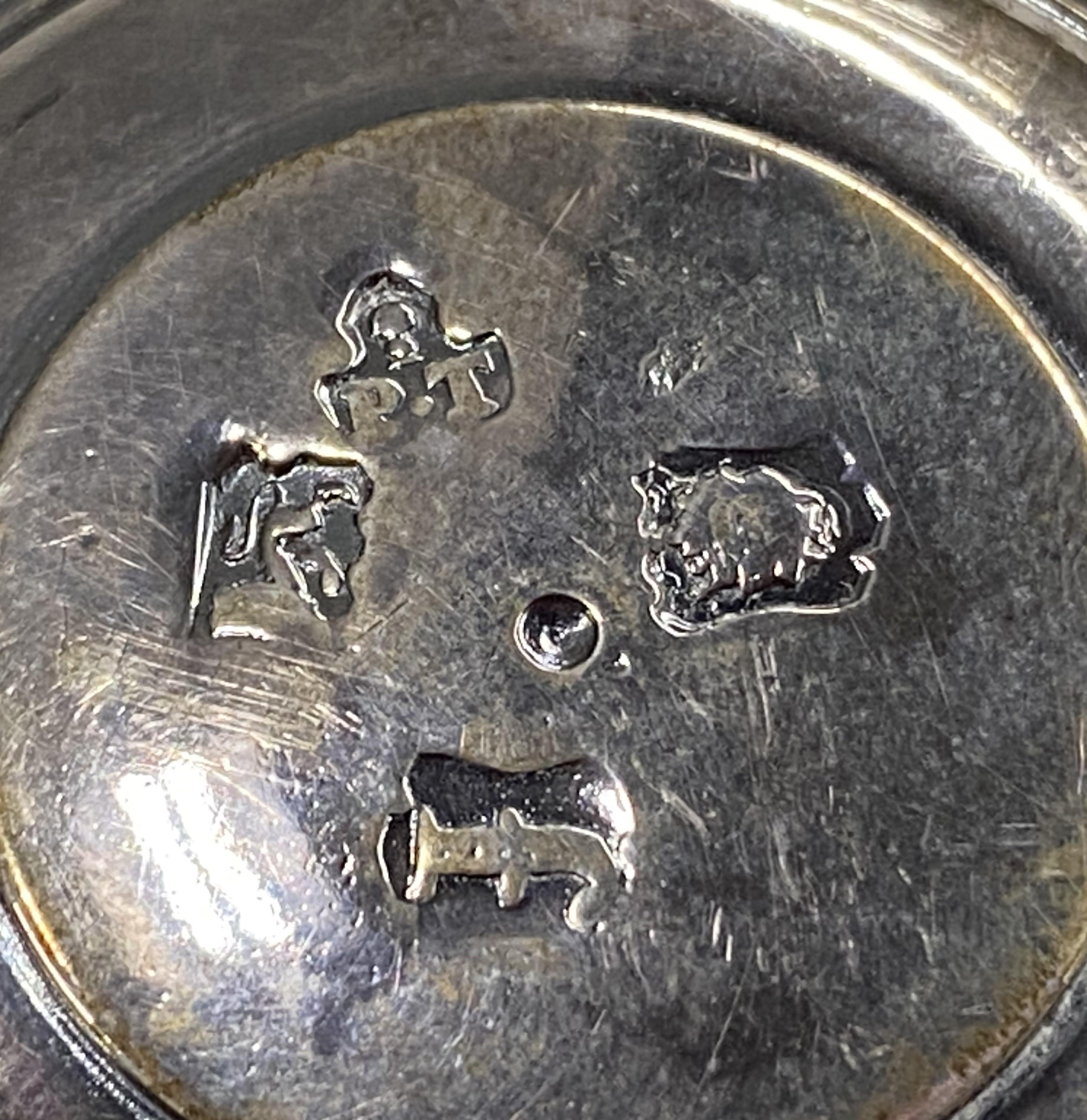 Bollitore in argento sterling George II di A. Taylor con supporto, 1741 in vendita 10