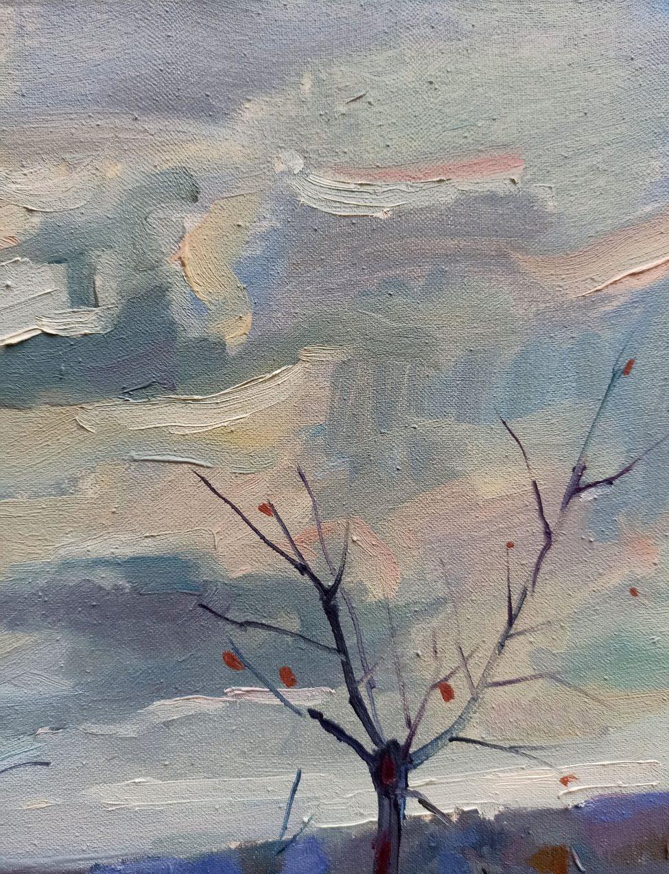 Autumn Landscape, Original oil Painting, Ready to Hang For Sale 6