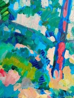 City View, Landscape Impressionism, Original oil Painting, Ready to Hang