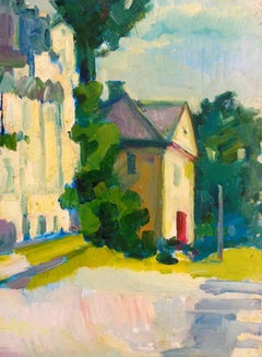 Cityscape, Impressionism Original oil Painting, Ready to Hang