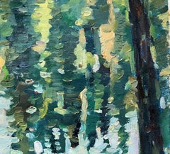 Coolness, Post Impressionism Paul Cézanne Original oil Painting, Ready to Hang