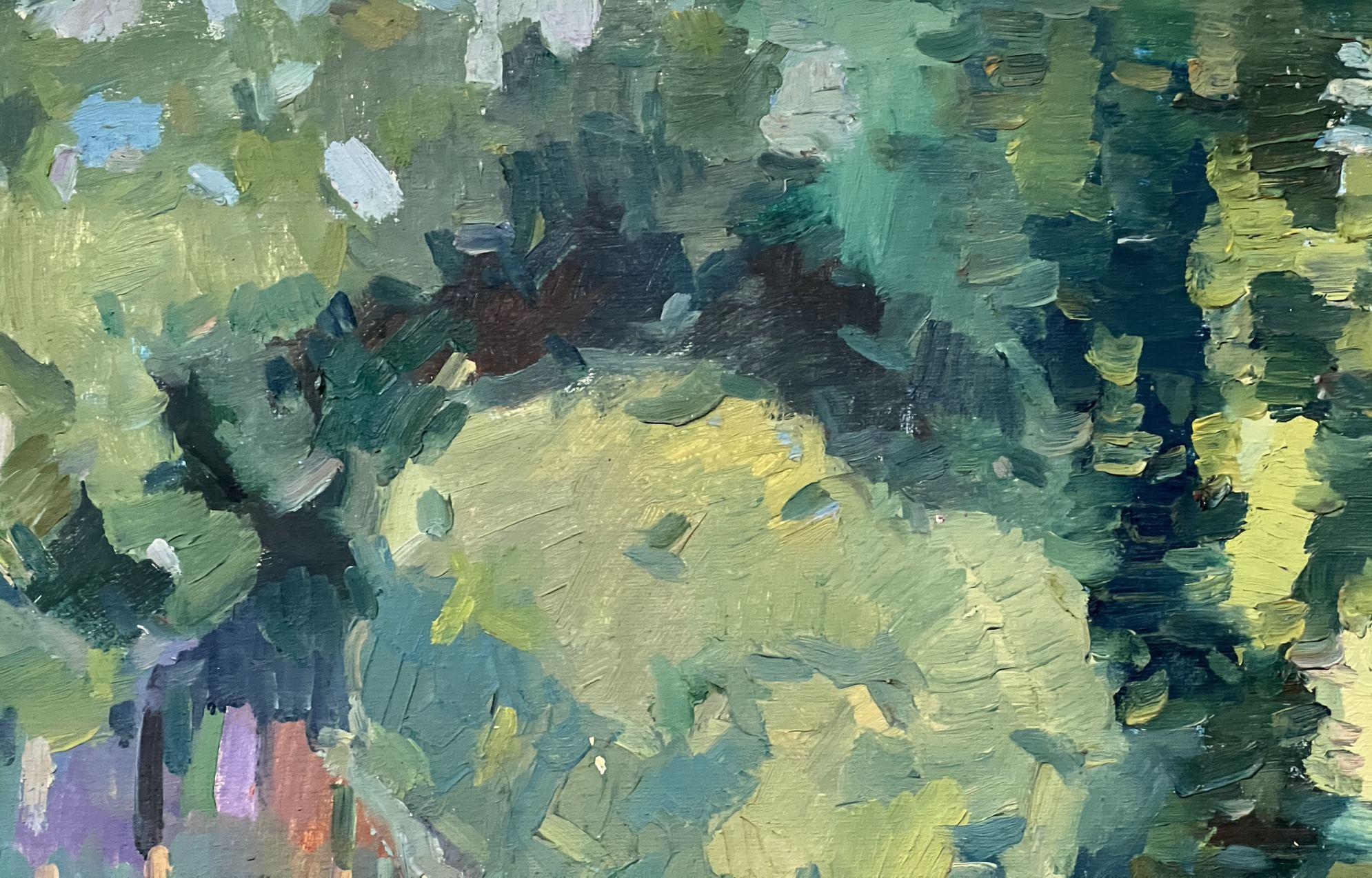 Coolness, Postimpressionismus Paul Cézanne Original Ölgemälde, hängefertig im Angebot 1