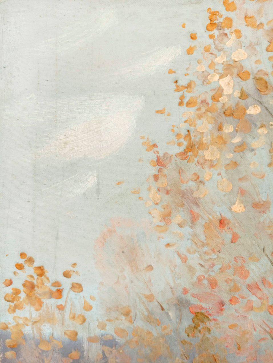 A. Winter, Paesaggio impressionista, Pittura ad olio originale, pronta da appendere in vendita 2