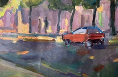 Morning in the City, Original oil Painting, Ready to Hang