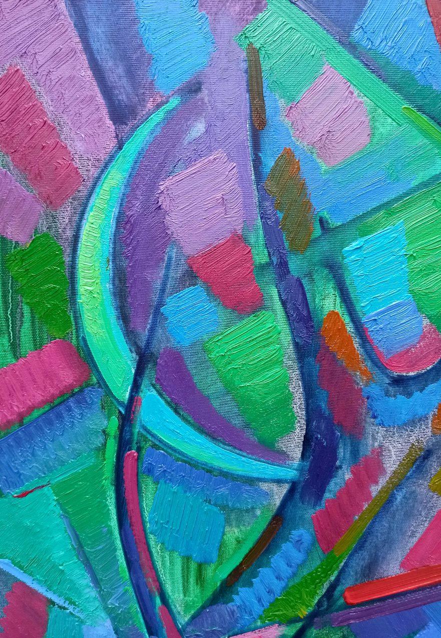 Ragazza nuda, Pittura ad olio originale, pronta da appendere 2