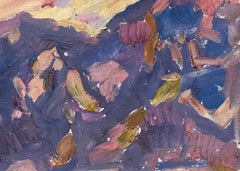 Outline of Domes, Cathedral Original oil Painting, Ready to Hang