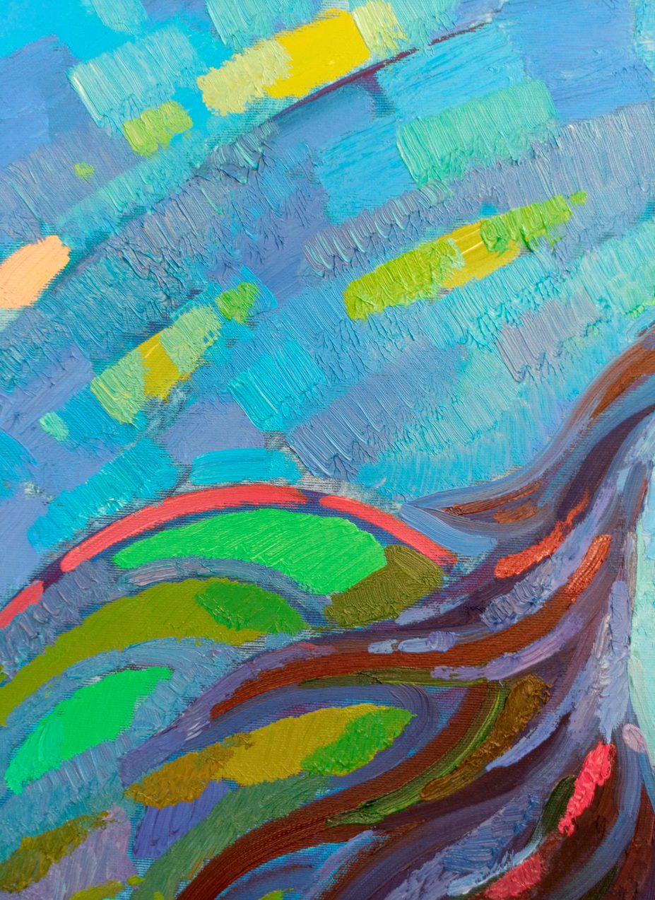 Portrait d'une fille, peinture à l'huile originale, prête à être accrochée en vente 1