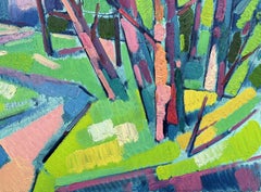 Spring Day, Post Impressionism Paul Cézanne Original oil Painting Ready to Hang