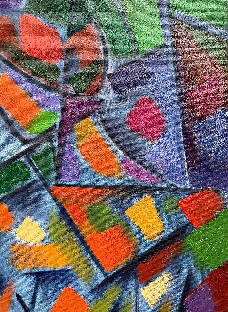 Artista: Peter Tovpev
Lavoro: Pittura a olio originale, opera d'arte fatta a mano, unica nel suo genere 
Mezzo: Olio su tela 
Anno: 2021
Stile: Cubismo
Titolo: Due ragazze
Dimensioni: 33,5
