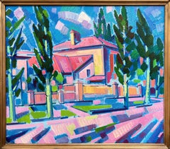 Urban Motif, Original oil Painting, Ready to Hang