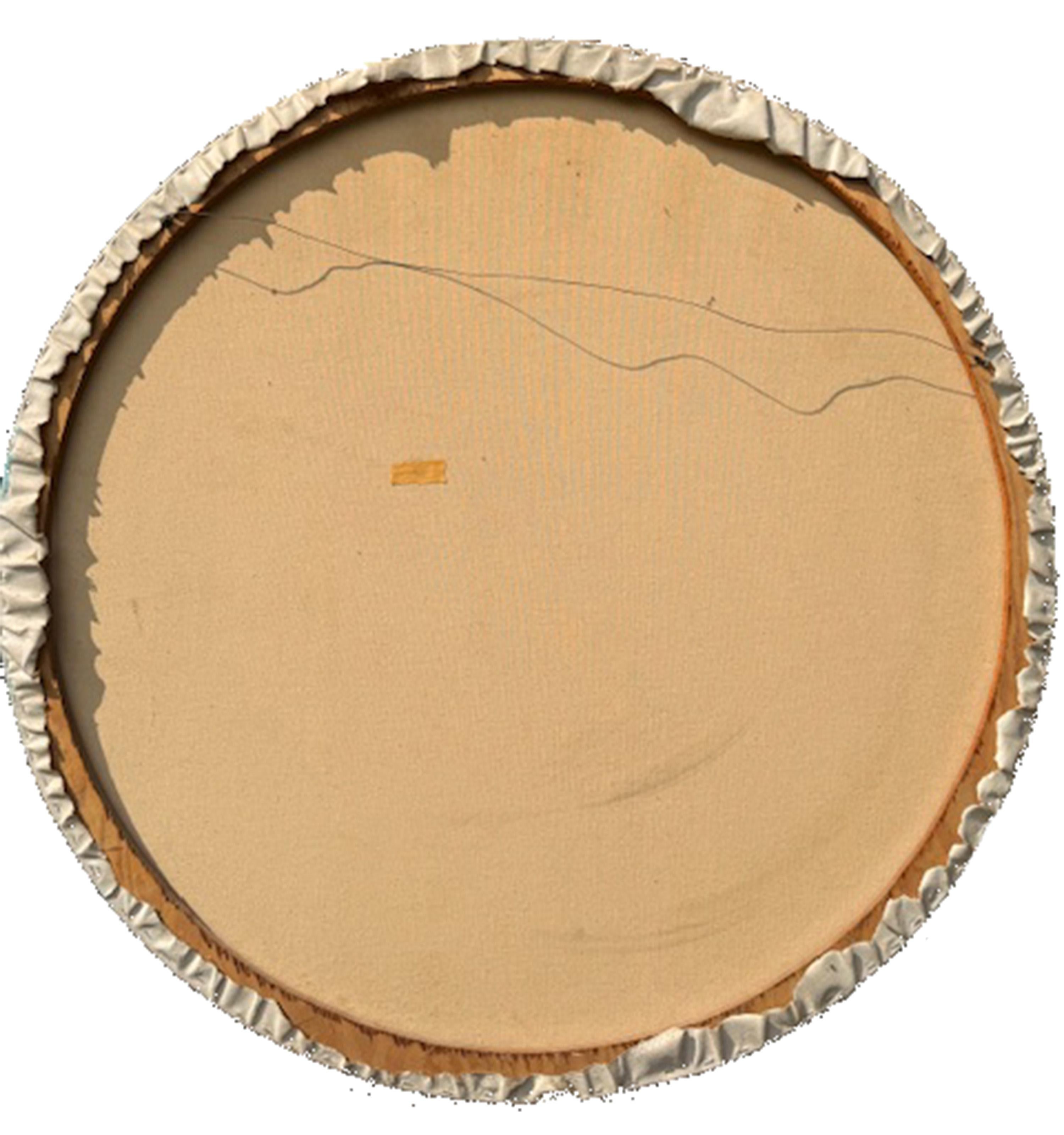 El ángel de la fortaleza, pintura acrílica moderna de Peter Tripp en venta 1