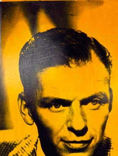 Frank Sinatra Color Headshot, an Original by Peter Tunney
