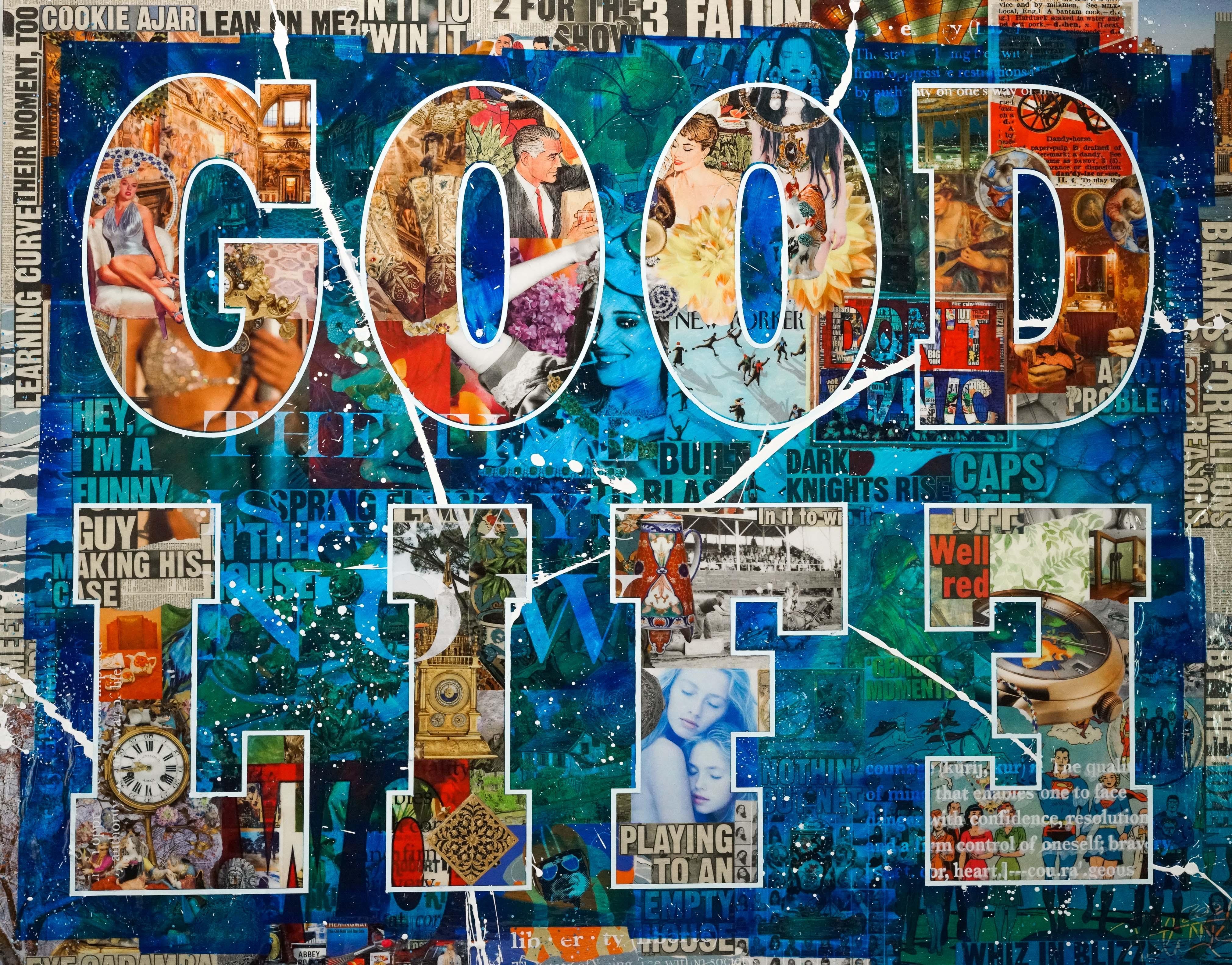 Good Life - Mixed Media Art by Peter Tunney