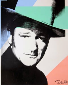 John Wayne, a Color Head shot, an Original by Peter Tunney