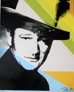 John Wayne, a Color Headshot, an Original by Peter Tunney