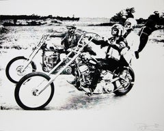 Peter Fonda, Easy Rider in Black and White, an Original by Peter Tunney