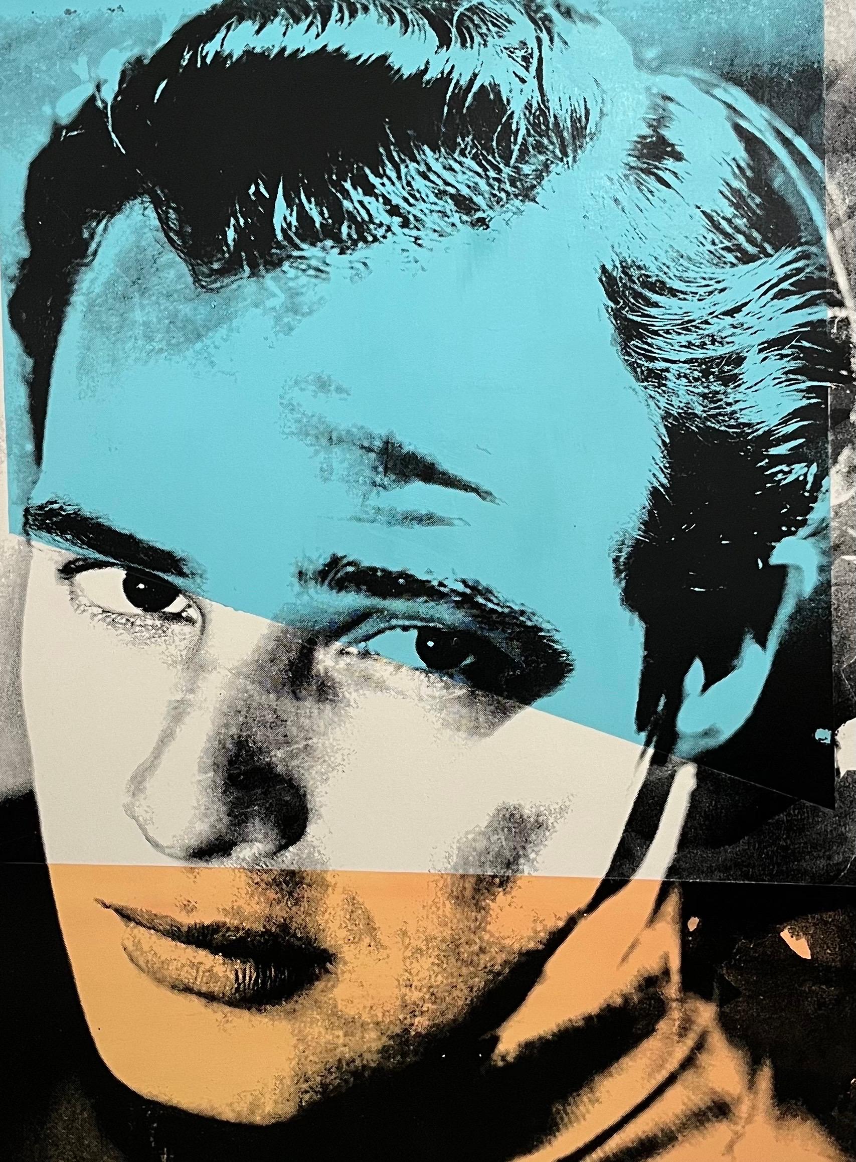 Sérigraphie Pop Art Peter Tunney tirée à la main avec peinture colorée à la main Brando en vente 1