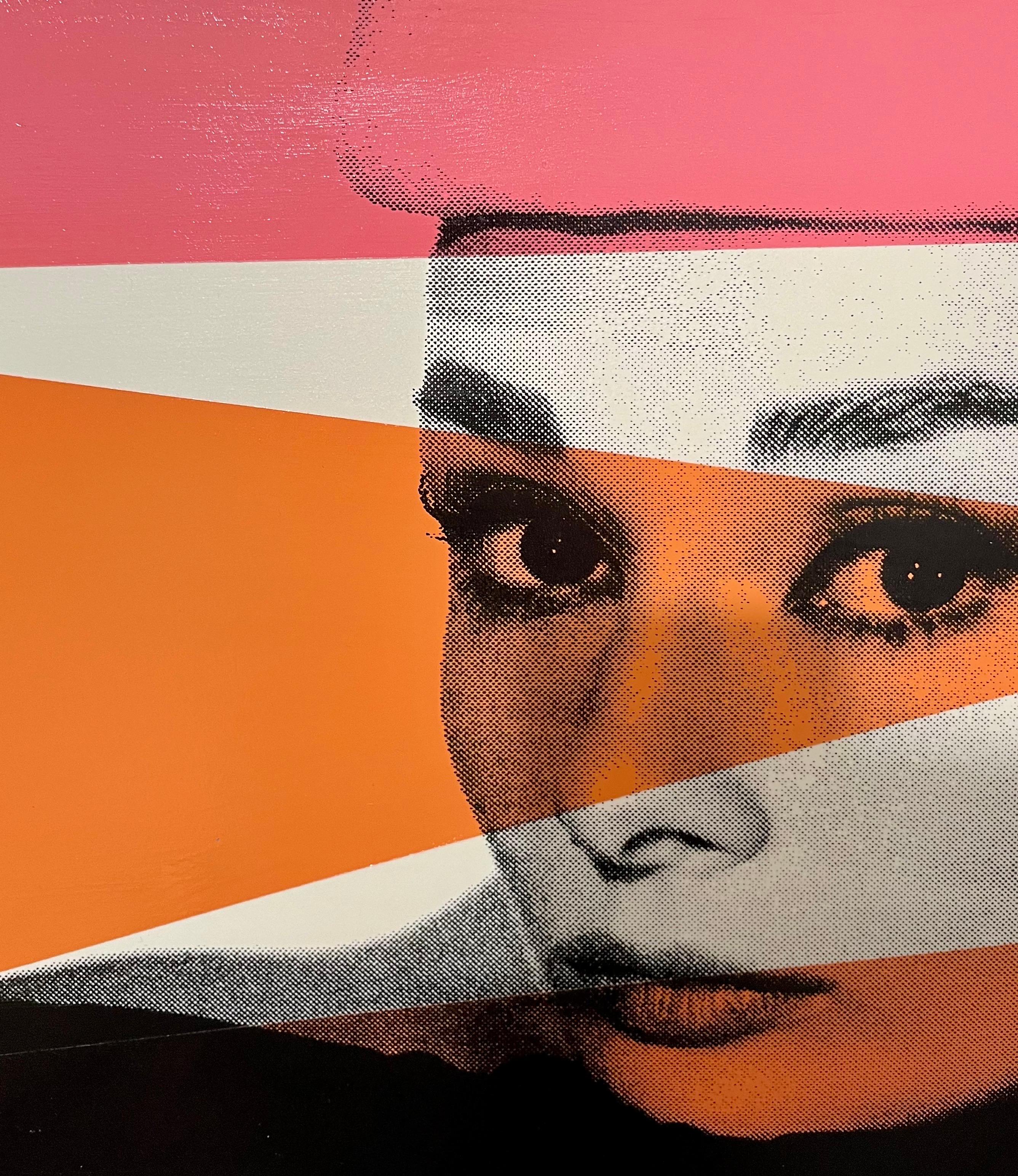 Sérigraphie Pop Art Peter Tunney tirée à la main avec peinture colorée à la main Brando en vente 2