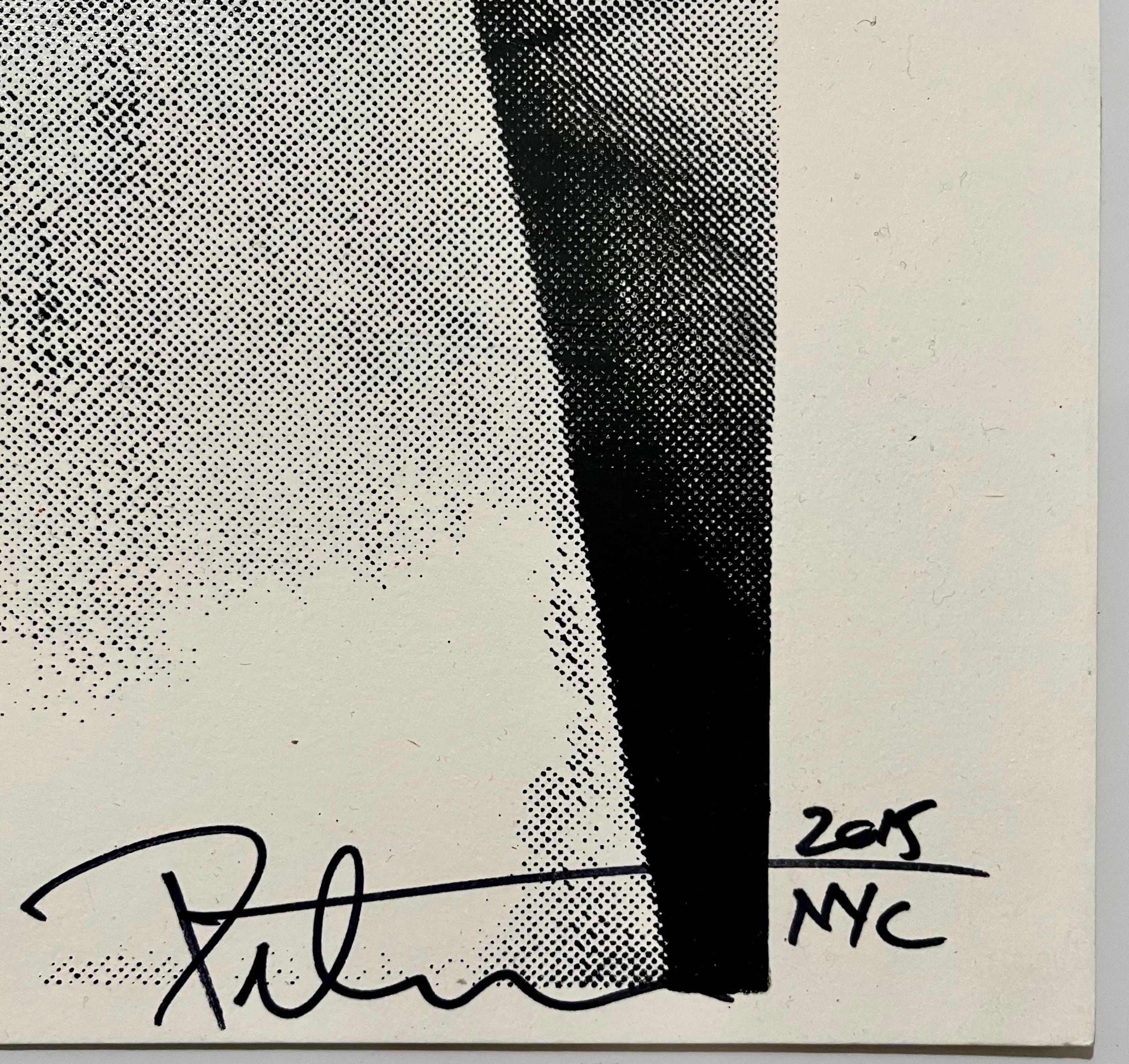 Sérigraphie Pop Art Peter Tunney tirée à la main avec peinture colorée à la main Brando en vente 3