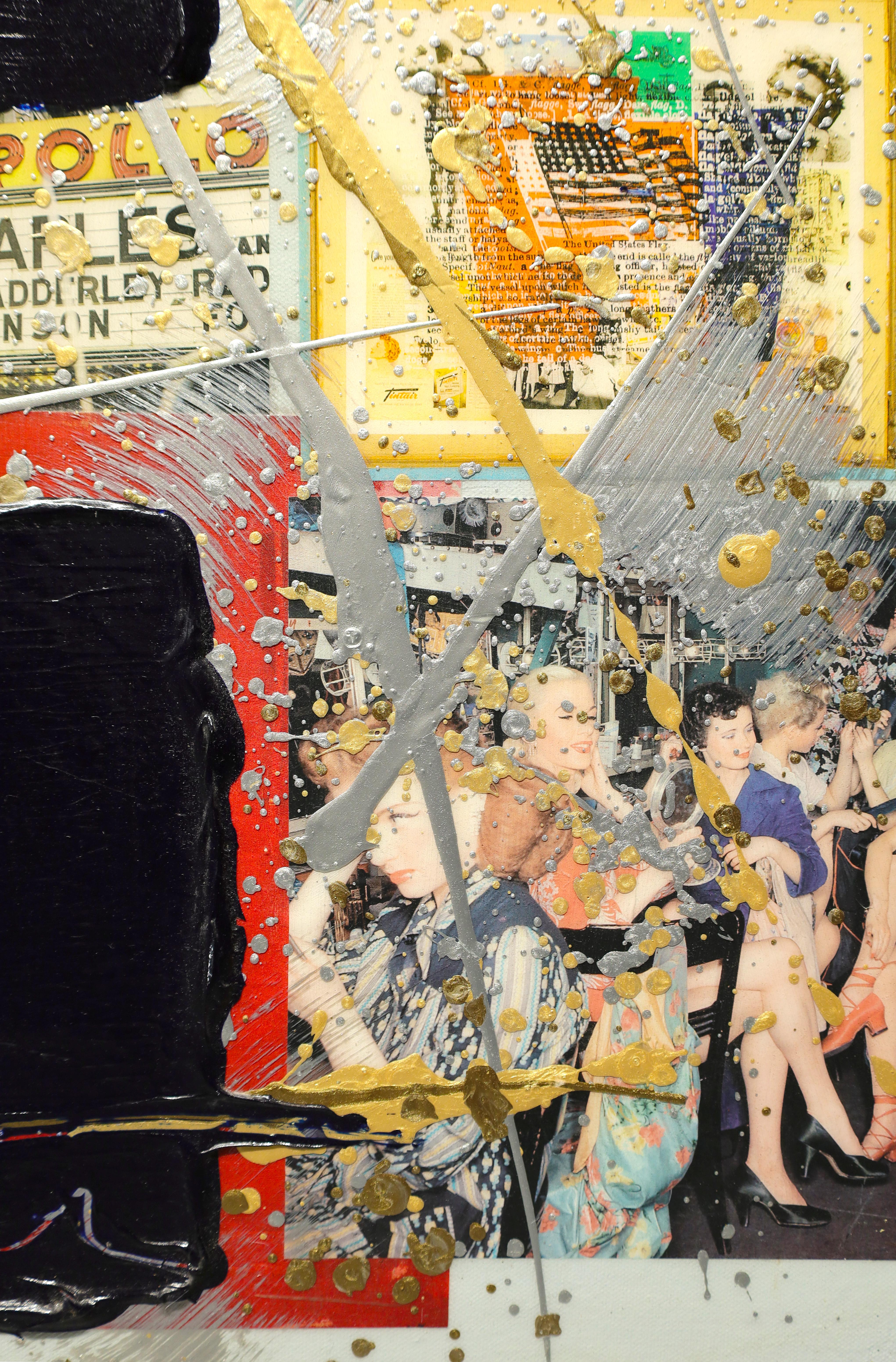 Pittura unica 'Città dei sogni - Painting di Peter Tunney