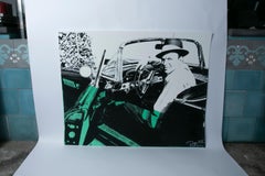 Frank Sinatra in a Car