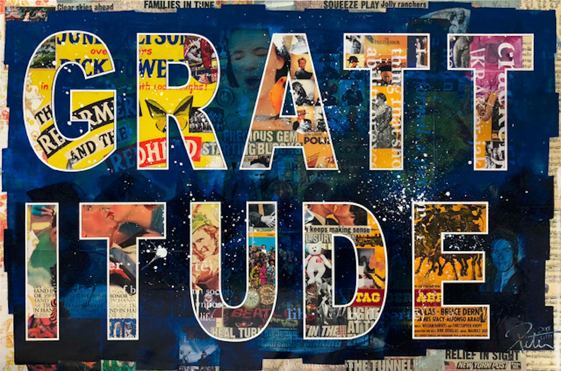 Peter Tunney Abstract Painting - Grattitude