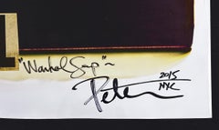 Warhol Soup (unique hand signed polaroid with collage)