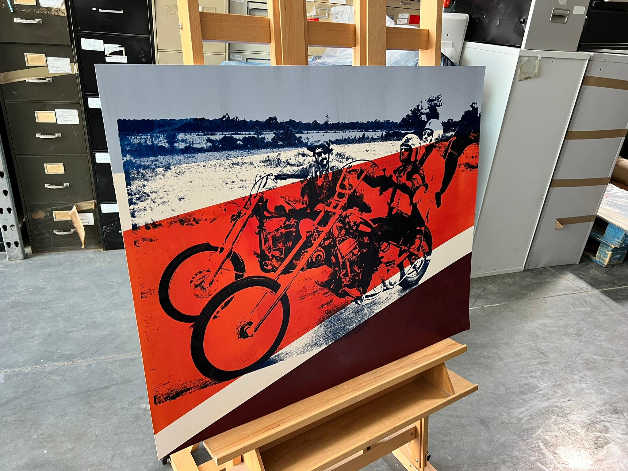 Easy Rider Bike Scene - Peter Tunney Signed For Sale 5