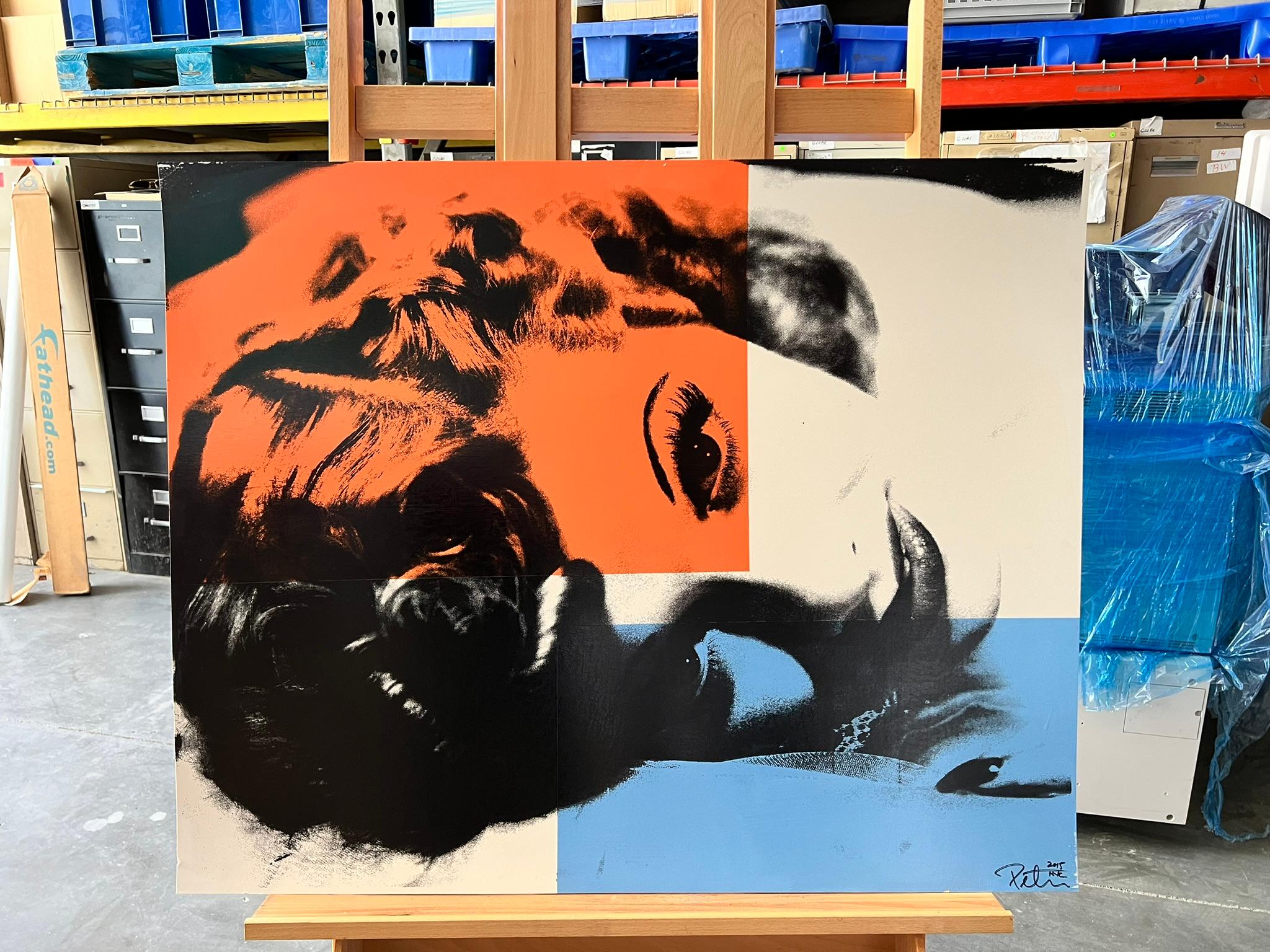 Lucille Ball on Silk - Peter Tunney Signed For Sale 2