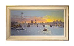 Sunset on the Thames, London