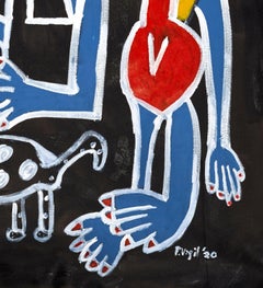 Dystopia, Painting, Acrylic on Canvas