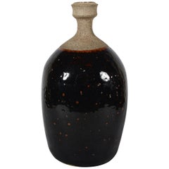 Peter Voulkos Bottle Form Stoneware Vase